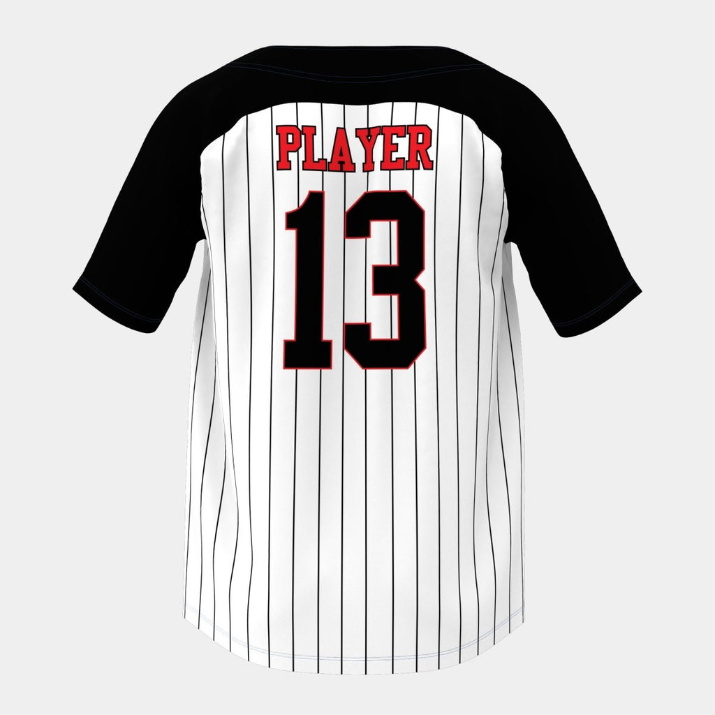 Pinstripes Baseball Jersey - Kit Designer