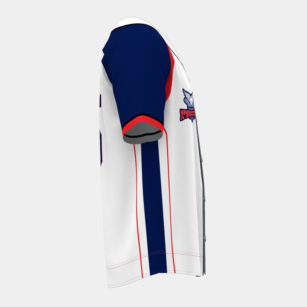 Pirates Baseball Jersey with Piping - Kit Designer