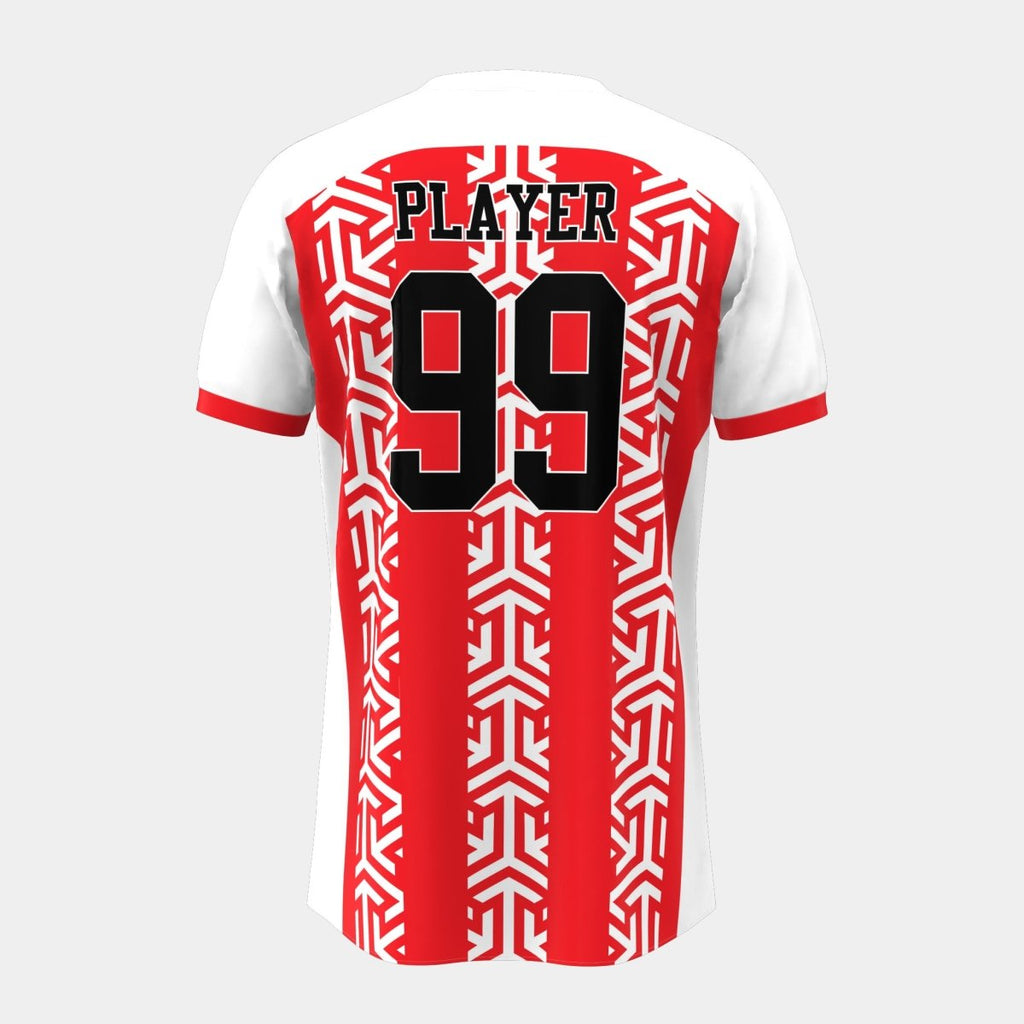 Red Dare Devil Soccer Shirt - Kit Designer