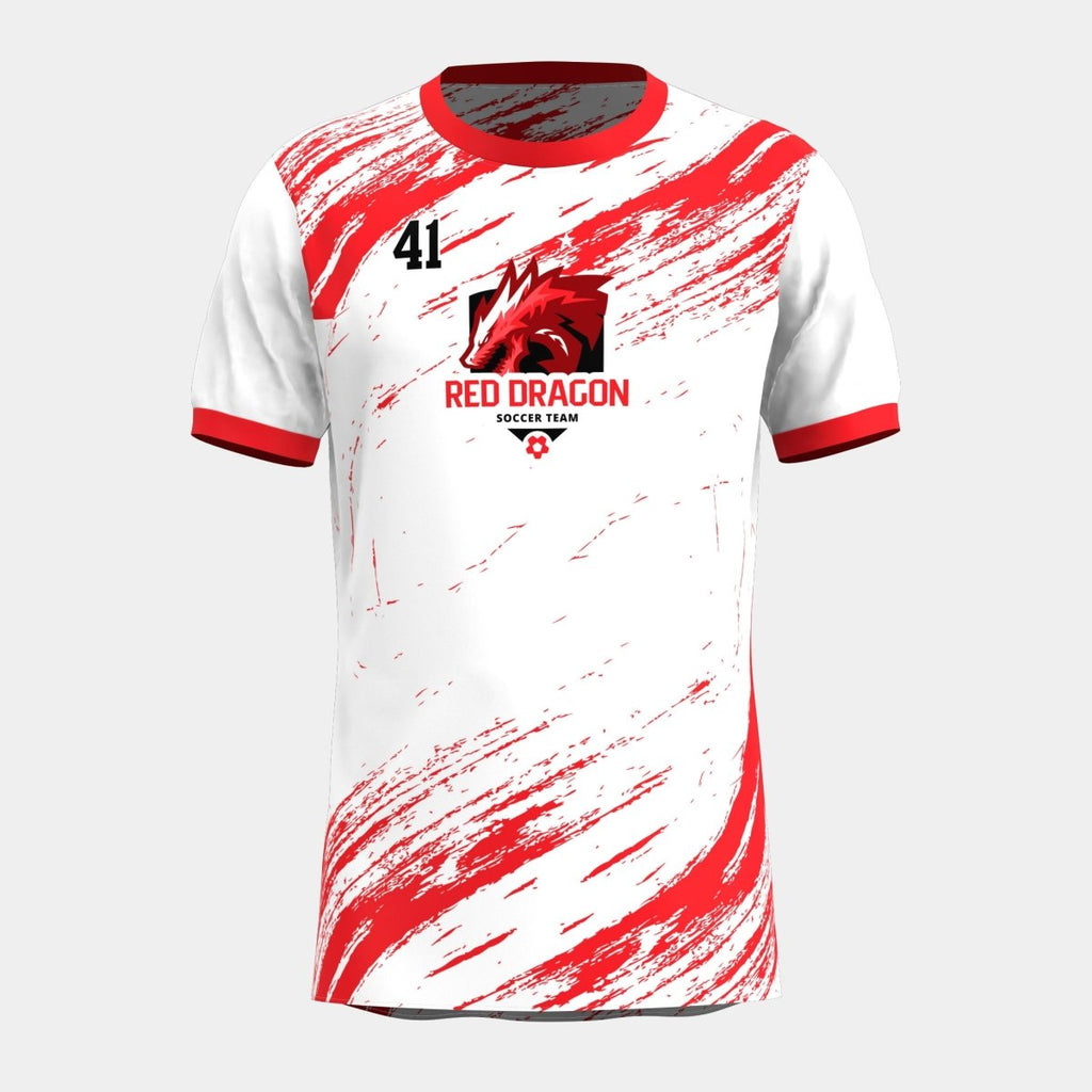 Red Dragon Soccer Shirt - Kit Designer