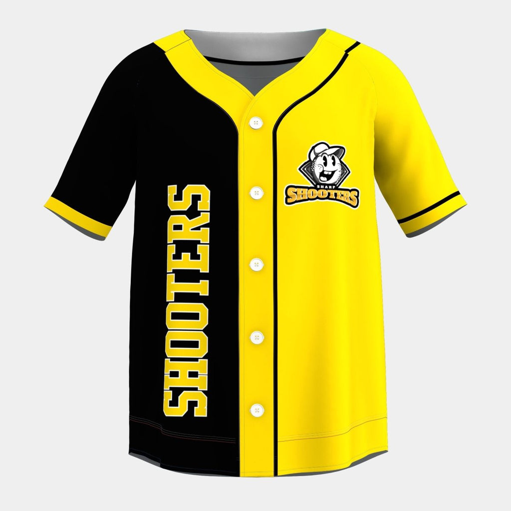Shooters Baseball Jersey with Piping - Kit Designer
