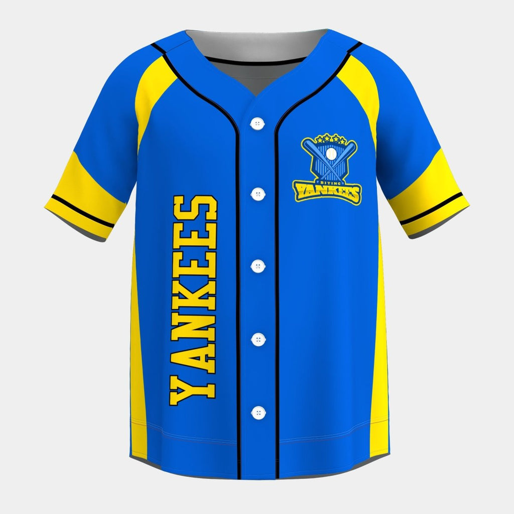 Swing Baseball Jersey with Piping - Kit Designer