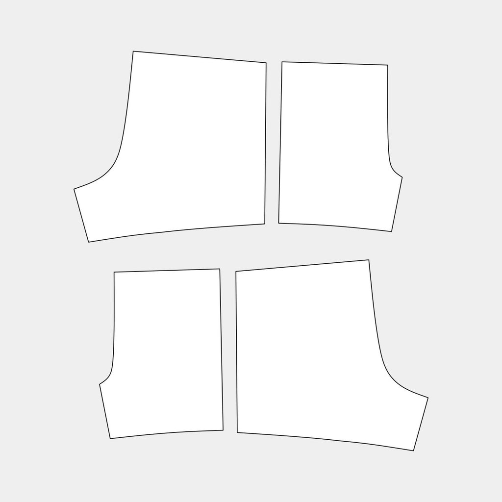 Women's Board Shorts - Asian Size Pattern (UNIQ - 07AS WBS) - Kit Designer