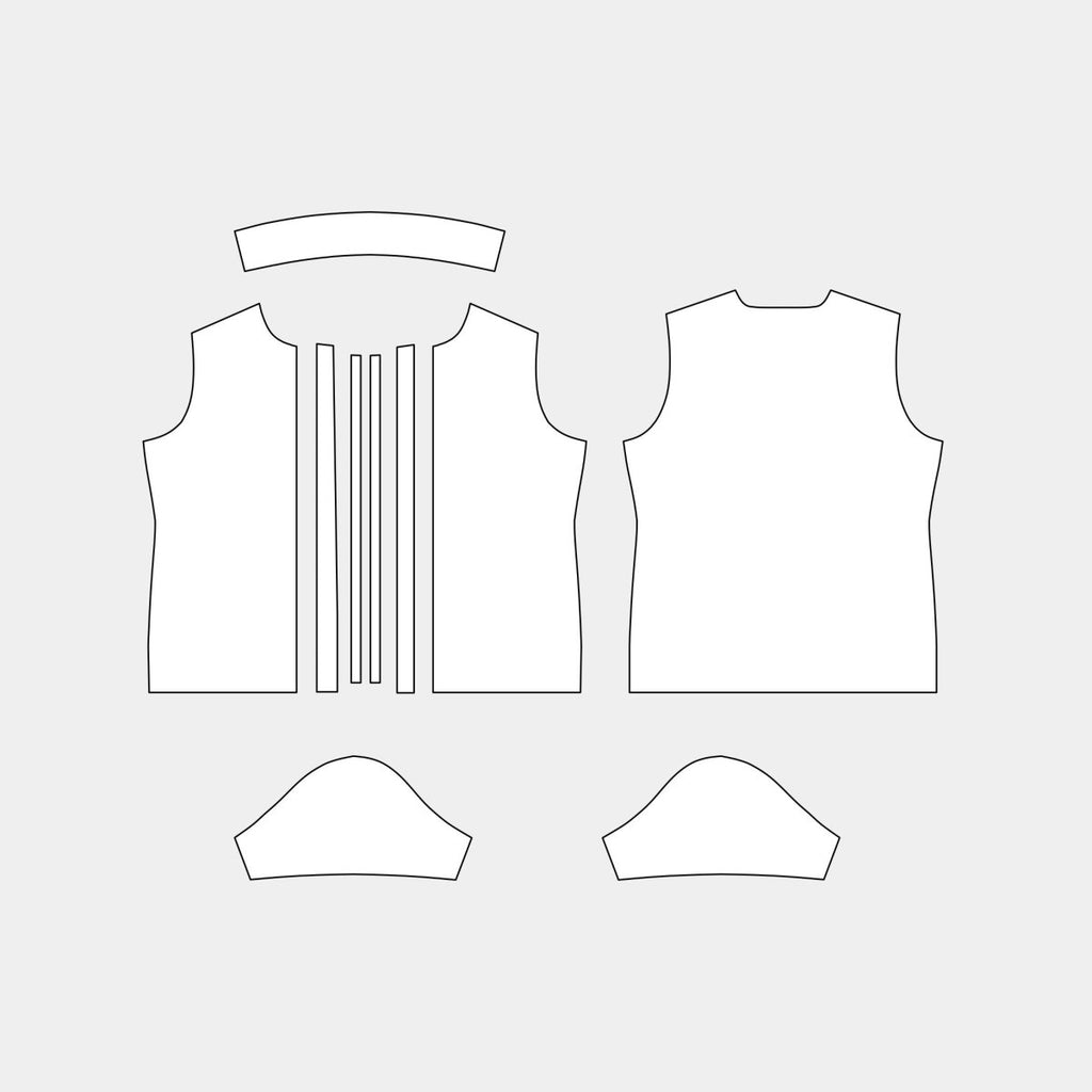 Women's Button - Up & Zippered Shirt (WHPZ - 036) - Kit Designer