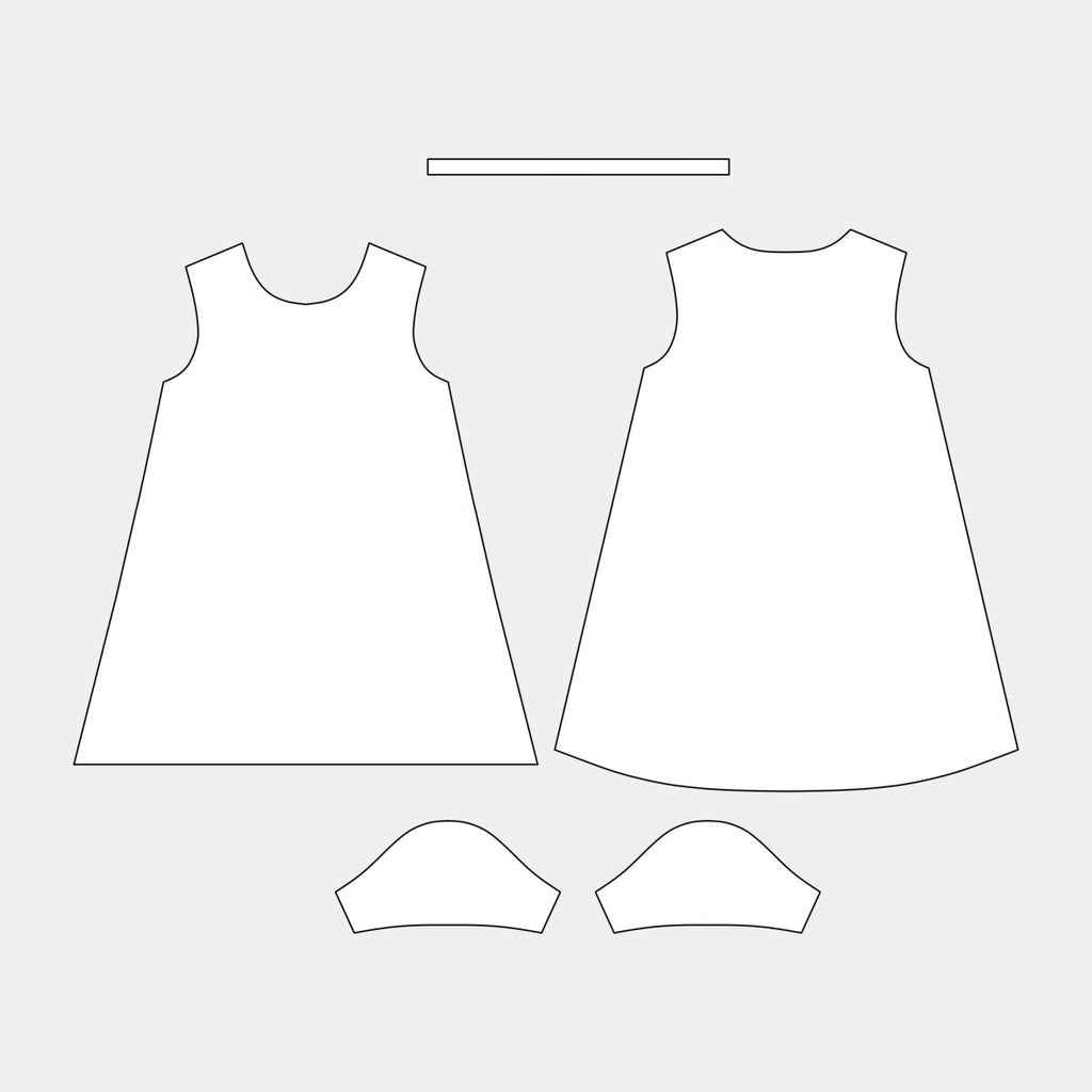 Women's Dress - Asian Size Pattern (UNIQ - 05AS WD) - Kit Designer
