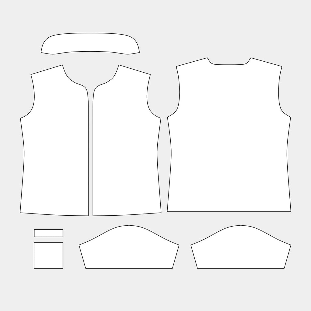 Women's Pajama Short Sleeve Top - Asian Size Pattern (UNIQ - 09AST WSW) - Kit Designer