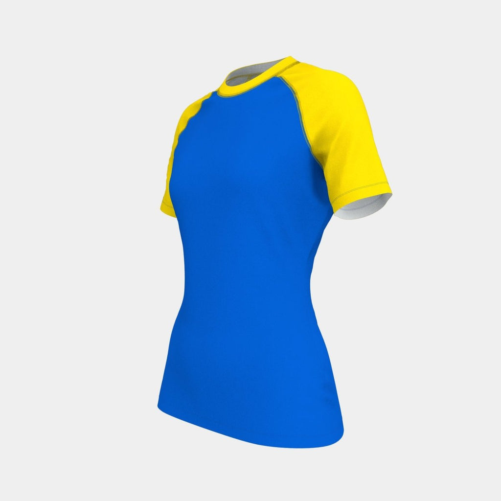 Women's Rashguard: Short Sleeve (with Raglan Sleeve) - Kit Designer