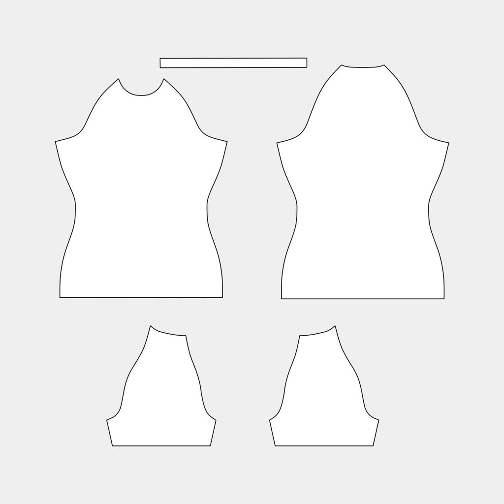 Women's Rashguard: Short Sleeve (with Raglan Sleeve) Pattern (WSSRG - 014) - Kit Designer