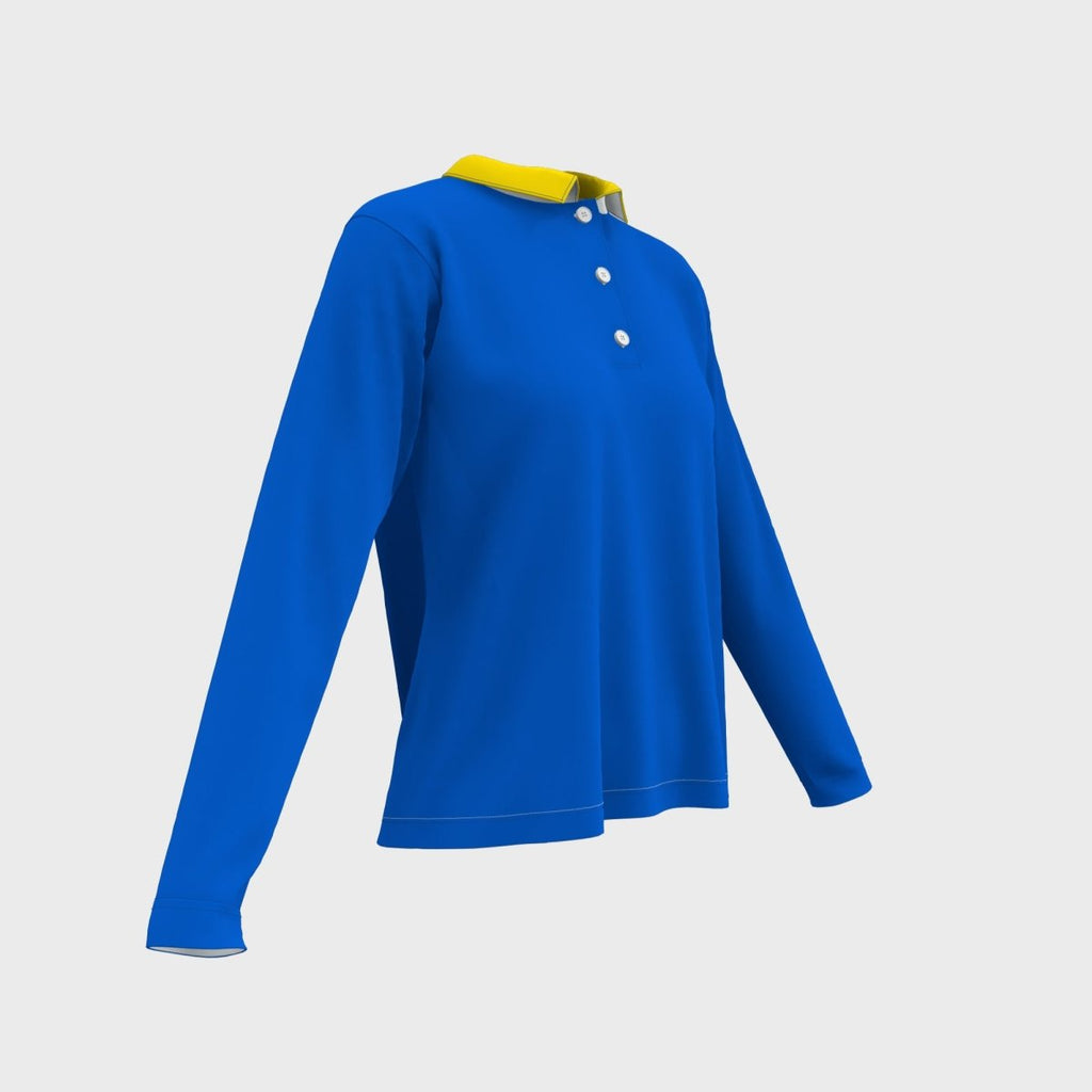 Women's Set In Polo Long Sleeve - Kit Designer
