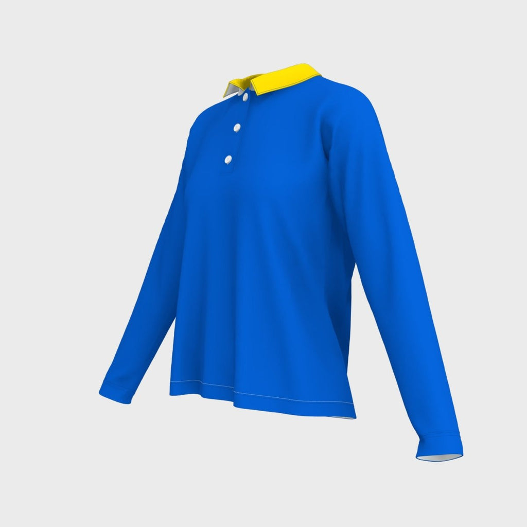 Women's Set In Polo Long Sleeve - Kit Designer