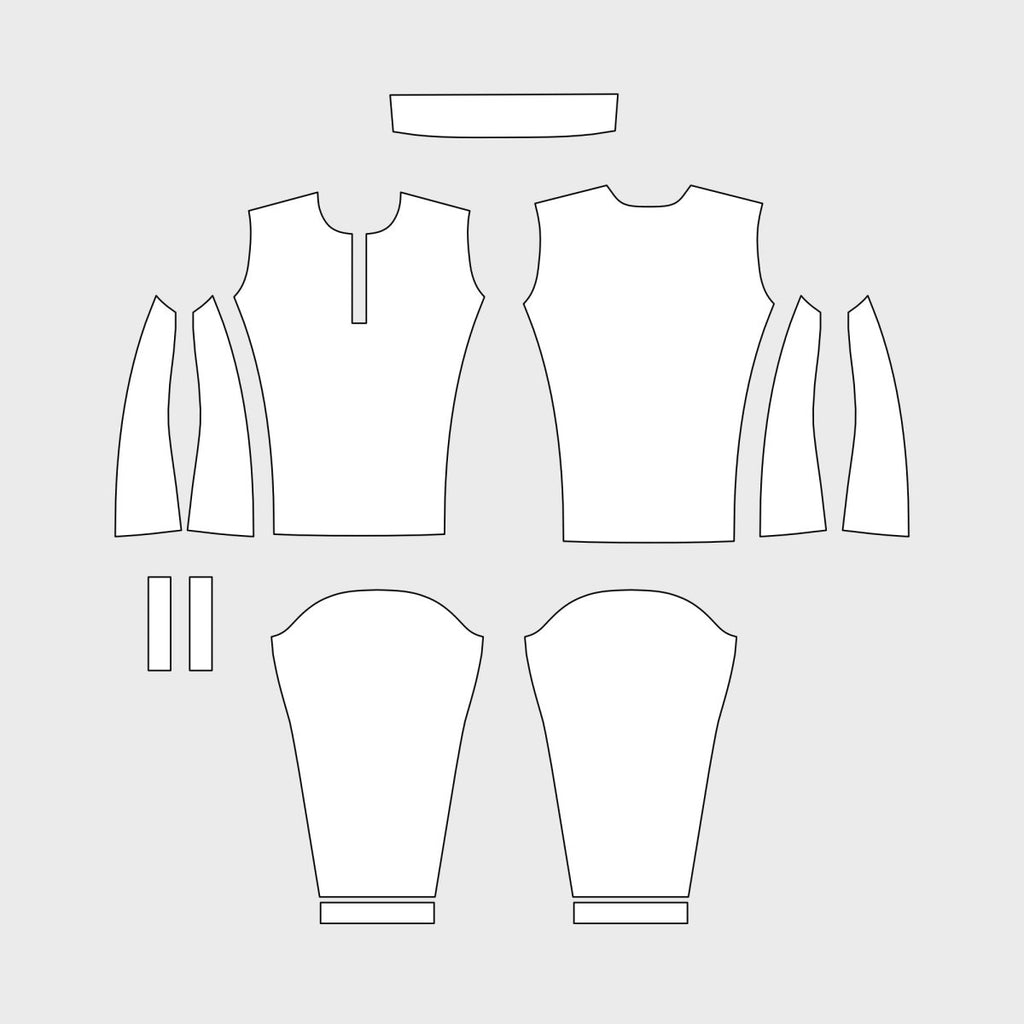 Women's Set In Polo Shirt Pattern (WCSPL - 021) - Kit Designer