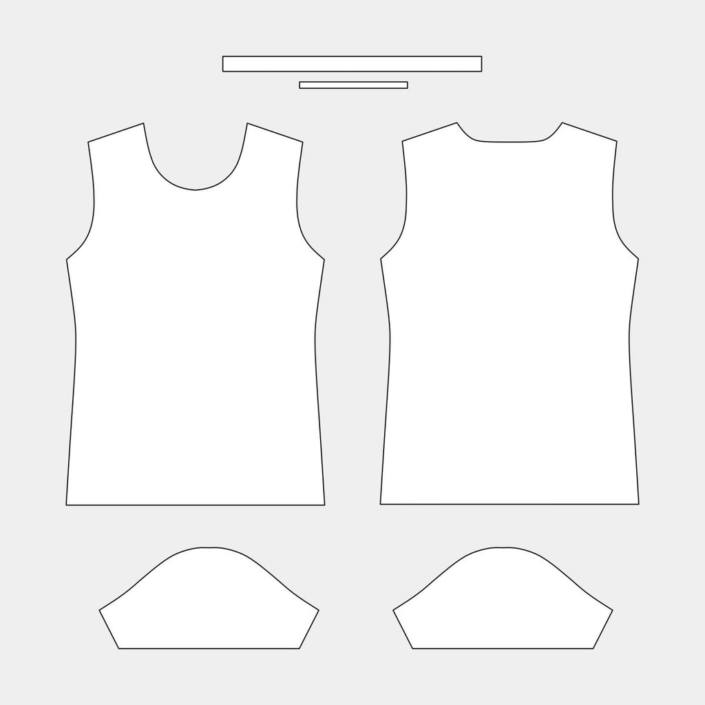 Women's T-Shirt - Asian Size Pattern (UNIQ - 04AS WTS) - Kit Designer