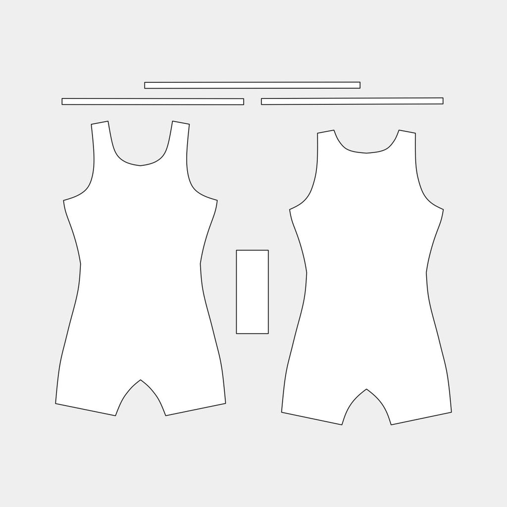 Women's Wrestling Singlet Pattern (WRS - 010 - RC) - Kit Designer