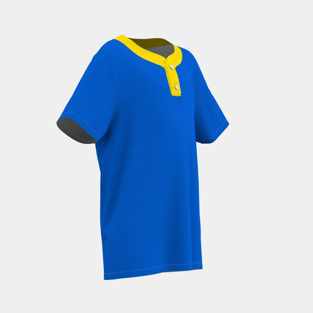 Youth 2 Button Baseball Jersey - Kit Designer