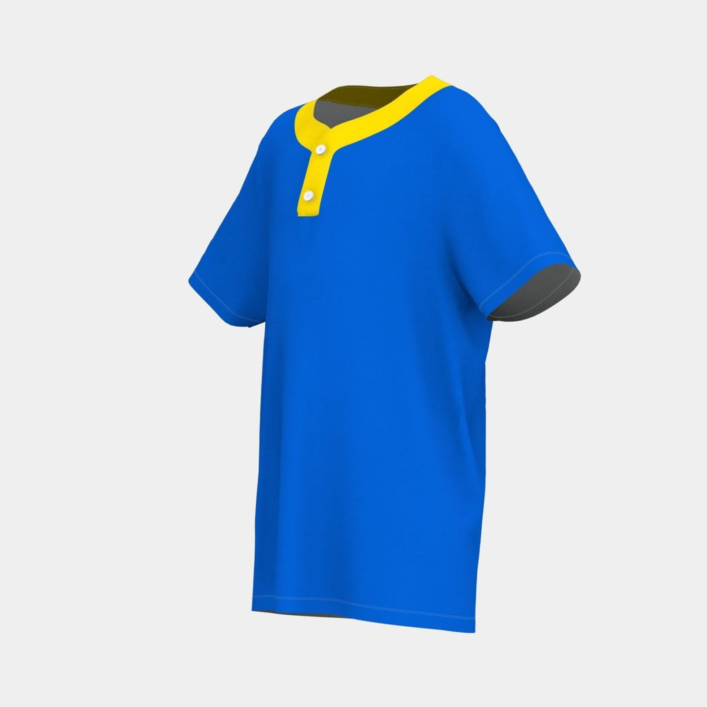 Youth 2 Button Baseball Jersey - Kit Designer