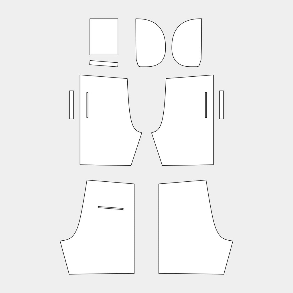 Youth Shorts with Side and Back Pocket (CH - 053 YSP) - Kit Designer