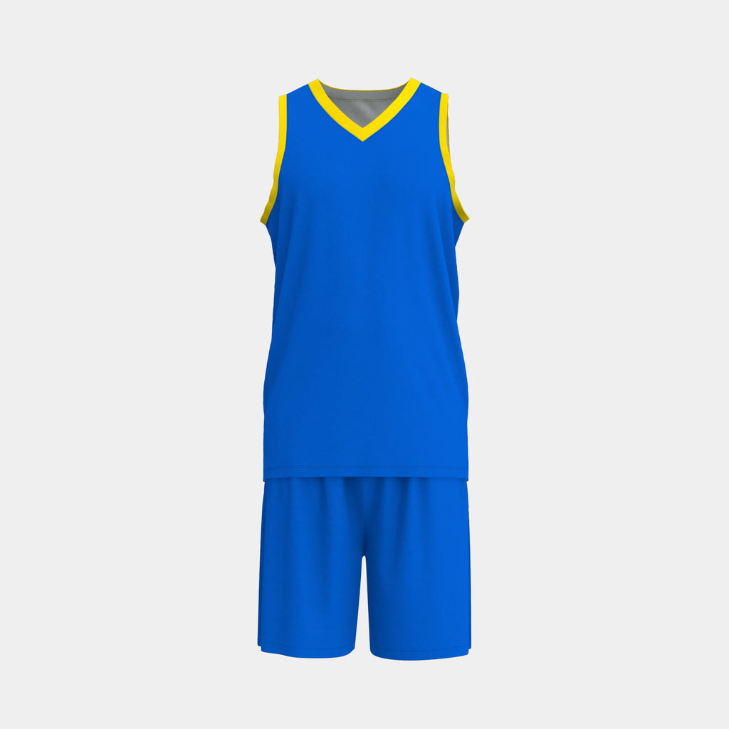 Men's Basketball Set (V-neck) by Kit Designer Pro