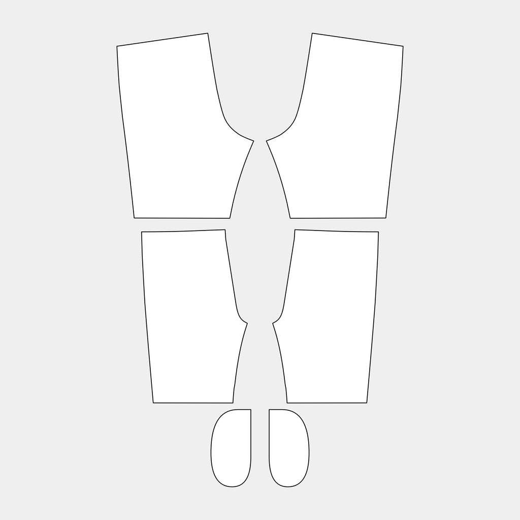 Men's Beach Shorts Pattern (06-MHSU) by Kit Designer Pro
