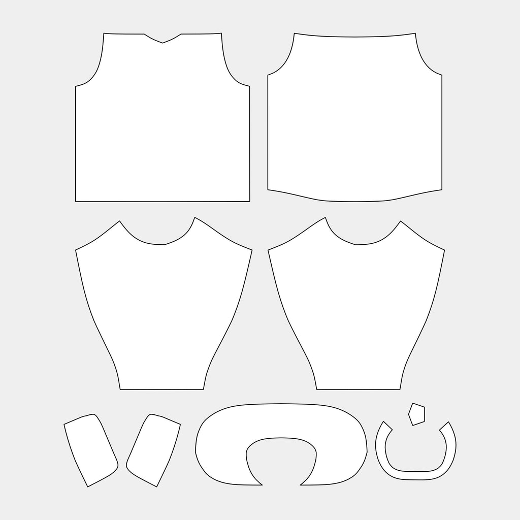 Men's Hockey Lace Jersey Pattern (HOCKEY-01 LS) by Kit Designer Pro