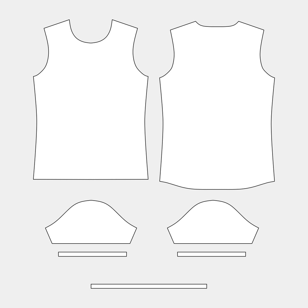 Men's Soccer Shirt Pattern (CAA-03 RNCK) by Kit Designer Pro