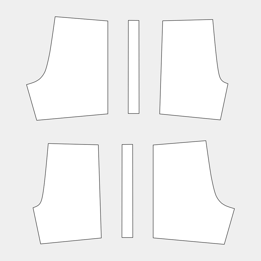 Men's Soccer Shorts Pattern (TC122-MSS) by Kit Designer Pro