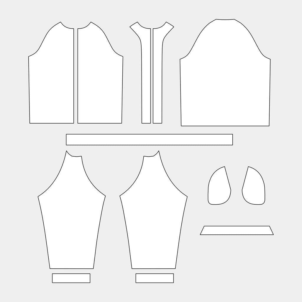 Men's Tracksuit Jacket Pattern (26RVT-TRACKSUIT) by Kit Designer Pro