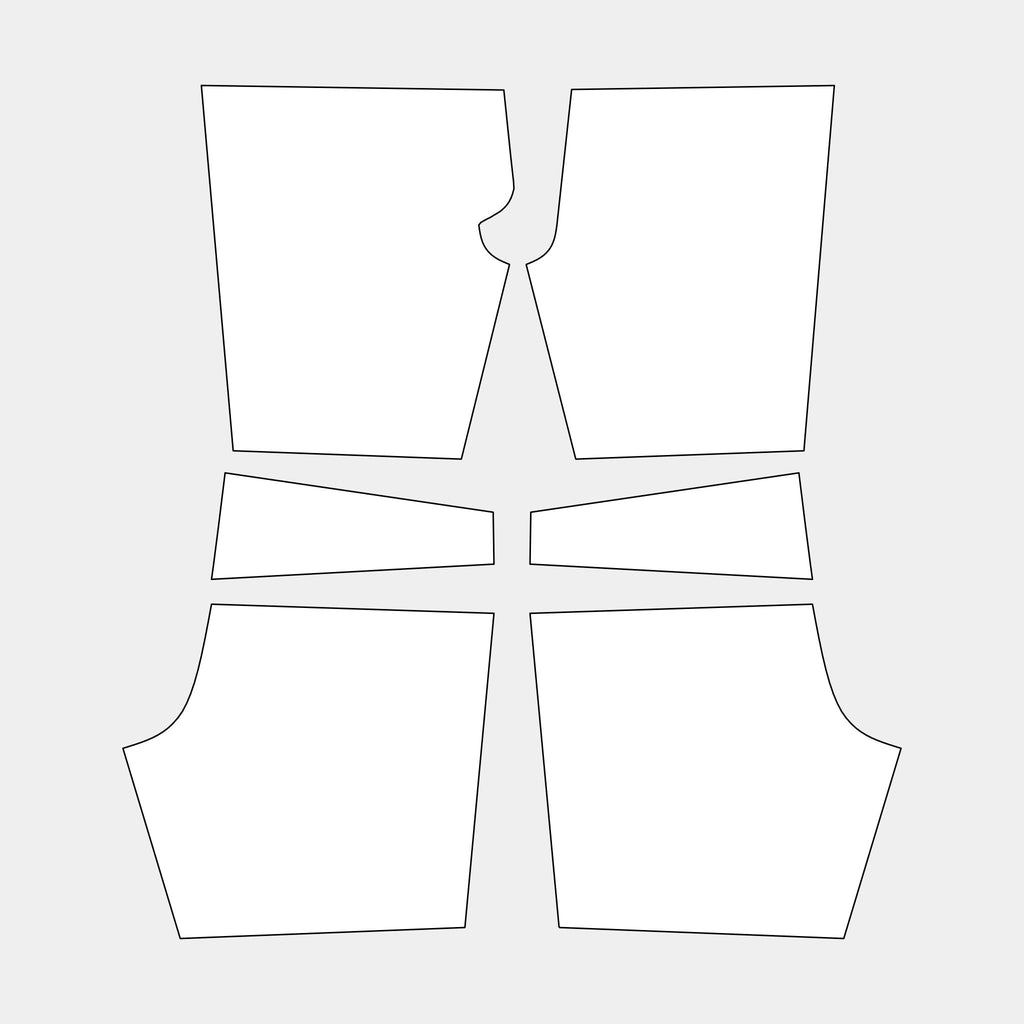 Men's Juijitsu Shorts Pattern (TC80-MGS) by Kit Designer Pro
