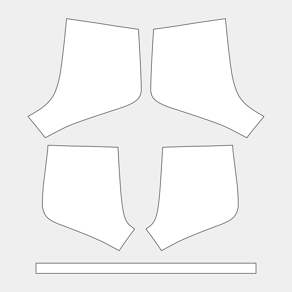 Women's Track Shorts Pattern (FITNESS-02) by Kit Designer Pro