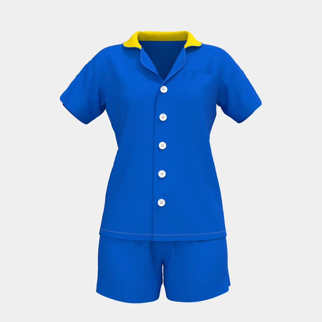 Women's Pajama Set (Short Sleeve) by Kit Designer