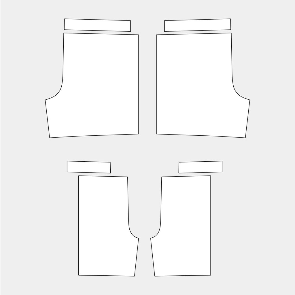Men's Basketball Jersey Shorts Pattern (TC44S - MBS) - Kit Designer