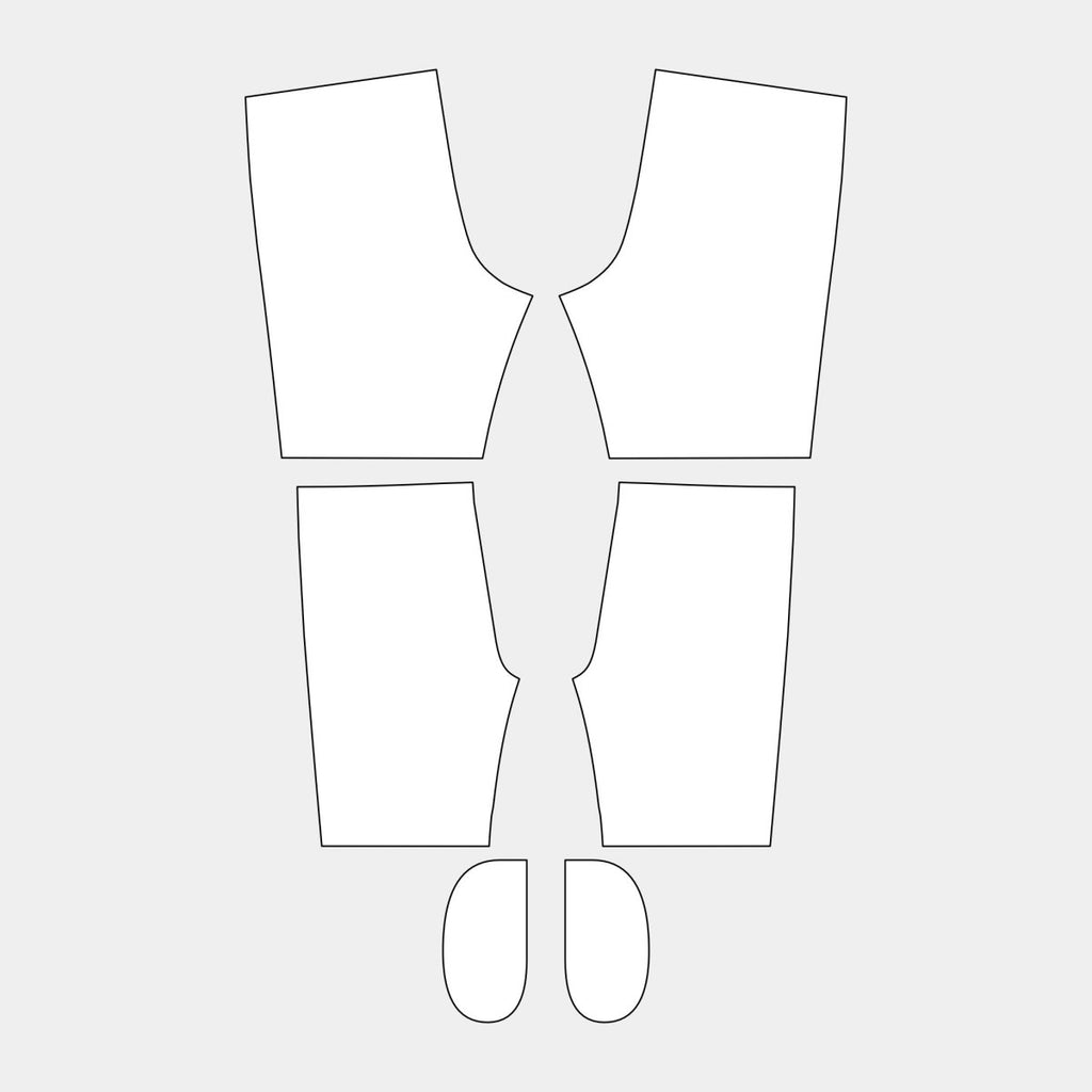 Men's Beach Shorts Pattern (06 - MHSU) - Kit Designer