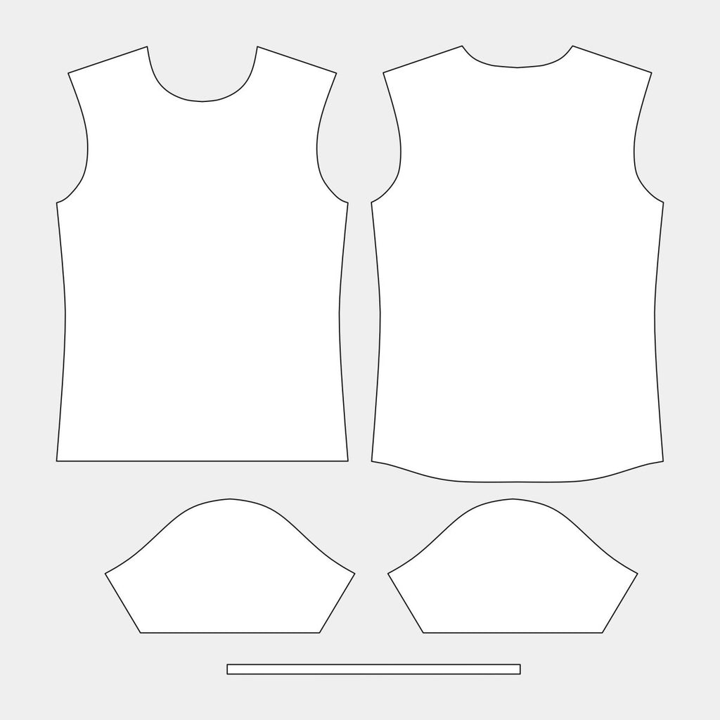 Men's Crew Neck Longback Pattern (CAA - 08) - Kit Designer