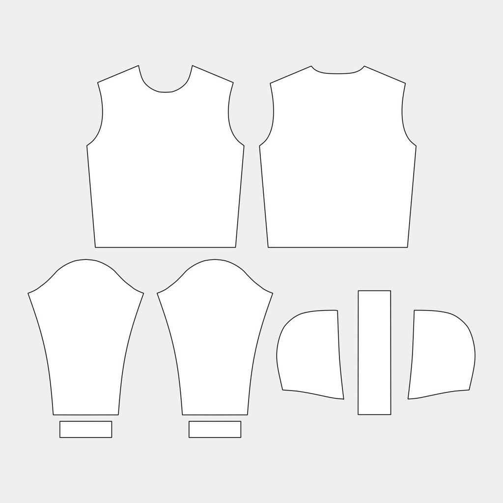 Men's Hoodie Pattern (TC157 - MHJU) - Kit Designer