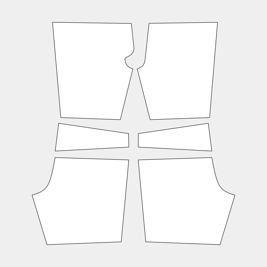 Men's Juijitsu Shorts Pattern (TC80 - MGS) - Kit Designer
