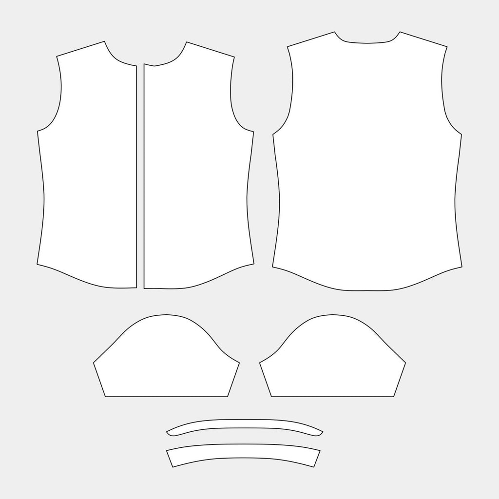 Men's Polo Button Up Pattern (TC111 - MPOLOA) - Kit Designer