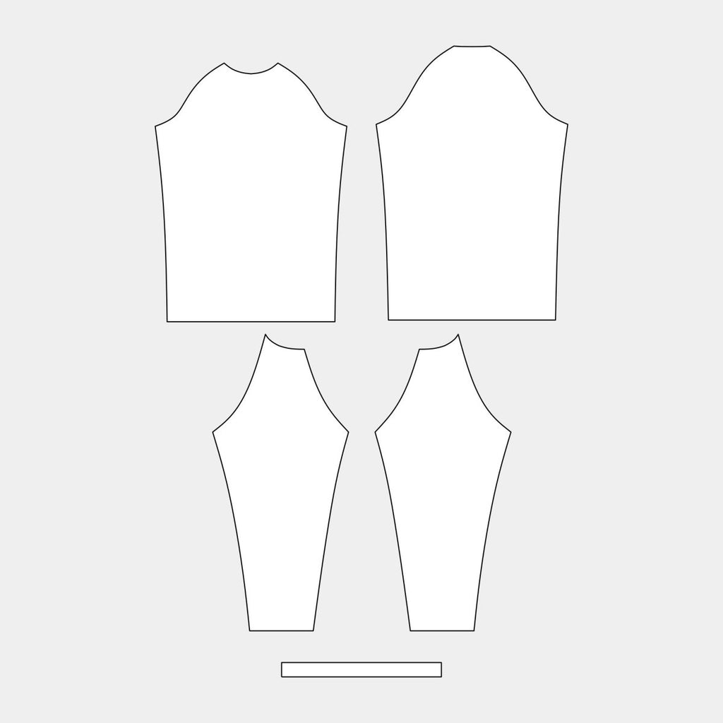 Men's Rashguard: Long Sleeve Pattern (25 - MMA) - Kit Designer