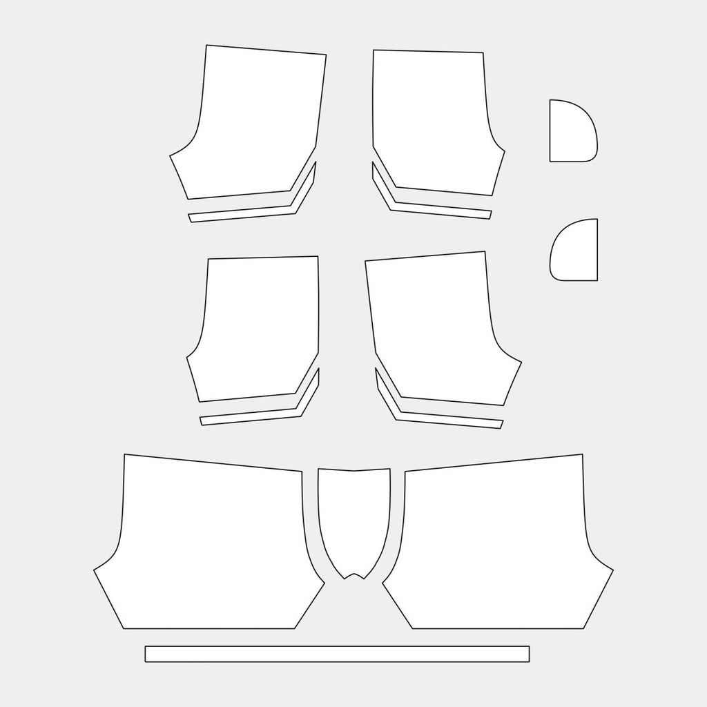 Men's Shorts with Lining Pattern (AVA - 07 - MSI) - Kit Designer