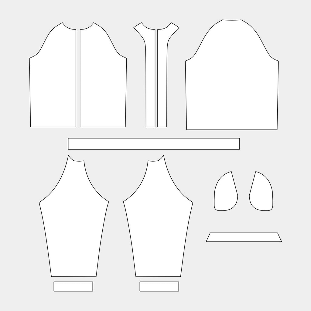Men's Tracksuit Jacket Pattern (26RVT - TRACKSUIT) - Kit Designer