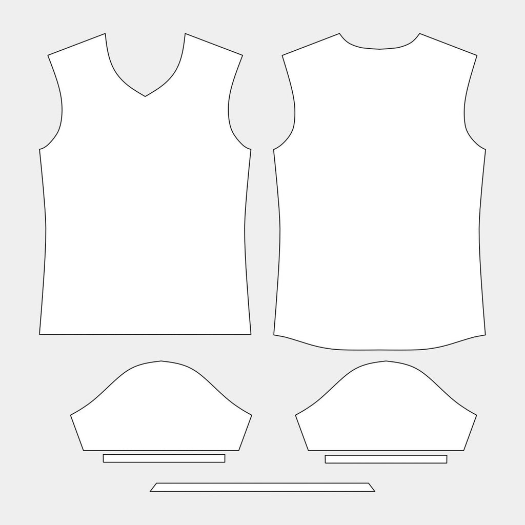 Men's V - neck Longback Pattern (CAA - 05) - Kit Designer