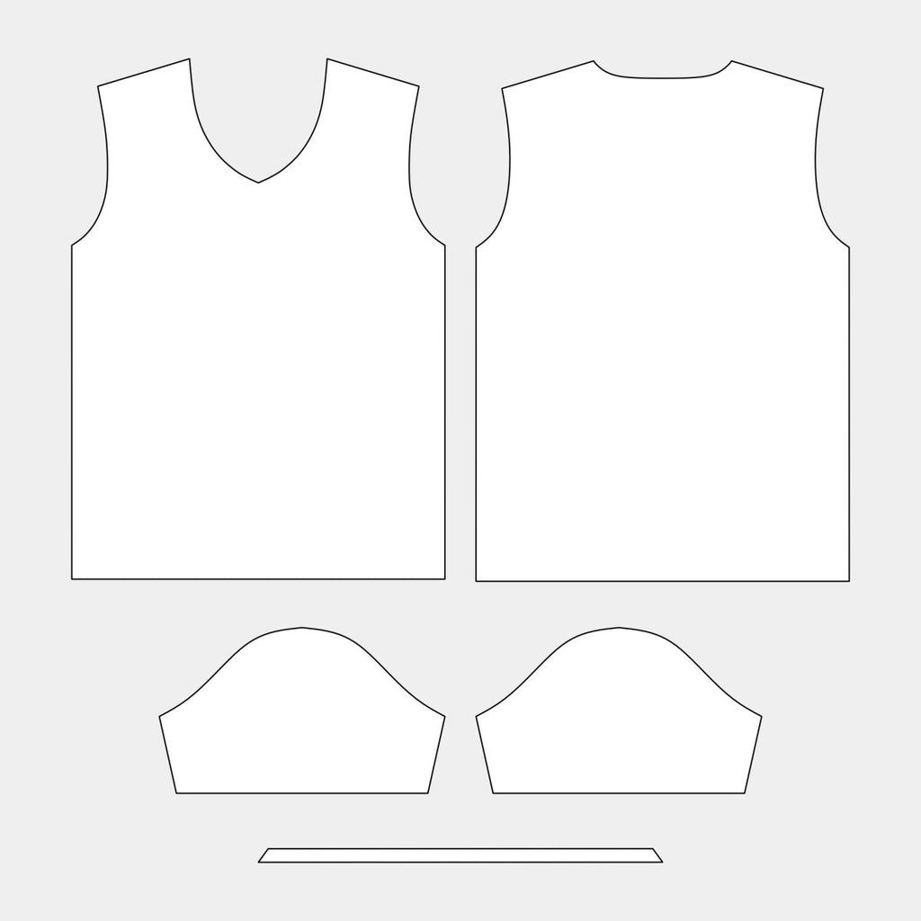 Men's V - Neck Tee Pattern (FULL - 45 MVTS) - Kit Designer