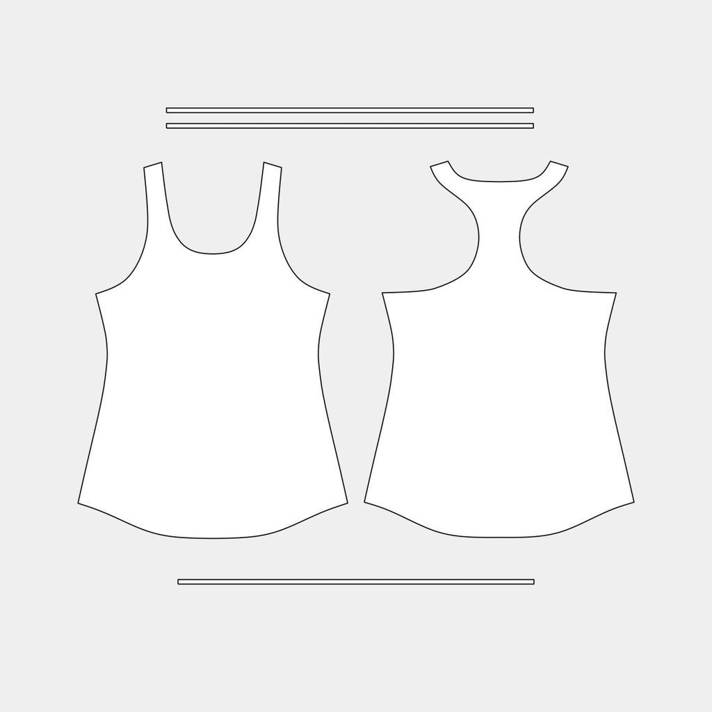 Women's Racerback Tank Top Pattern (TC230 - WTT) - Kit Designer