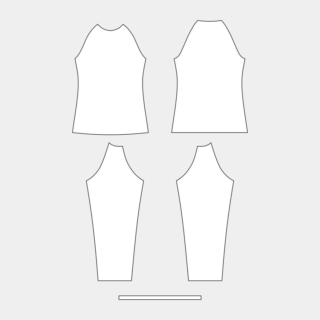 Women's Rashguard: Long Sleeve Pattern (Tight Fit) Pattern (TC34 - WRGLS) - Kit Designer