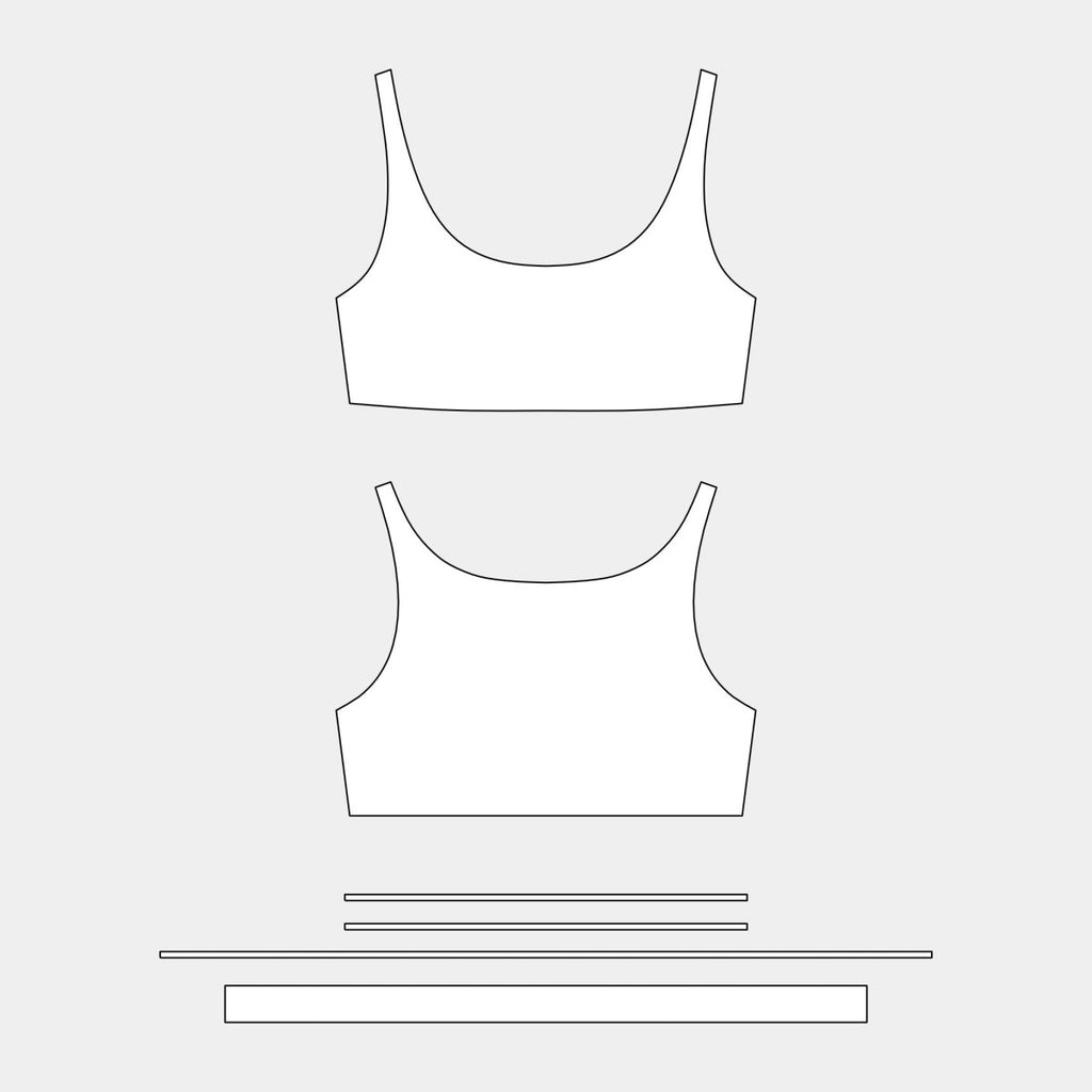 Women's Sports Bra Pattern (TC306 - WSCT) - Kit Designer